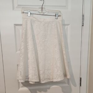 Miami White A-Line Skirt!